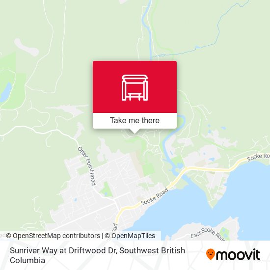 Sunriver Way at Driftwood Dr map