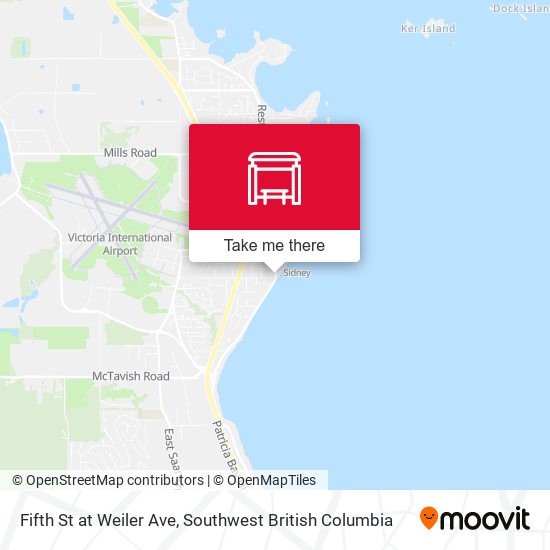 Fifth St at Weiler Ave map