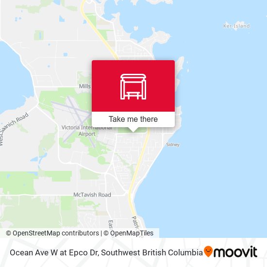 Ocean Ave W at Epco Dr map