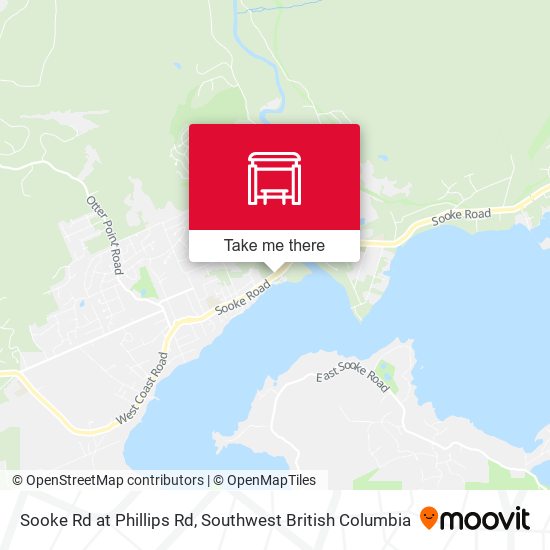 Sooke Rd at Phillips Rd map