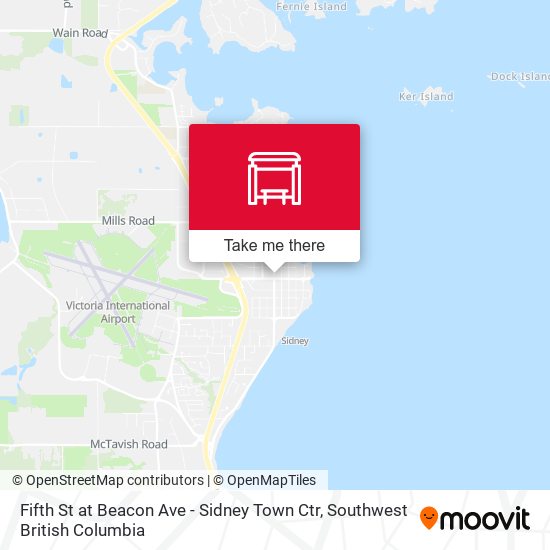 Fifth St at Beacon Ave - Sidney Town Ctr map