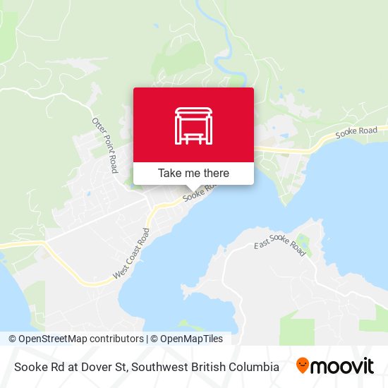 Sooke Rd at Dover St map