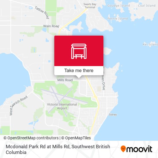 Mcdonald Park Rd at Mills Rd map