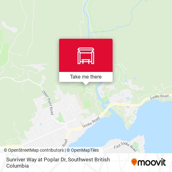 Sunriver Way at Poplar Dr map