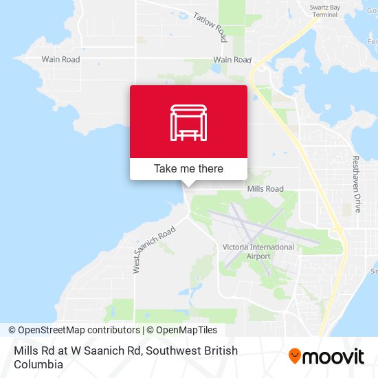Mills Rd at W Saanich Rd plan