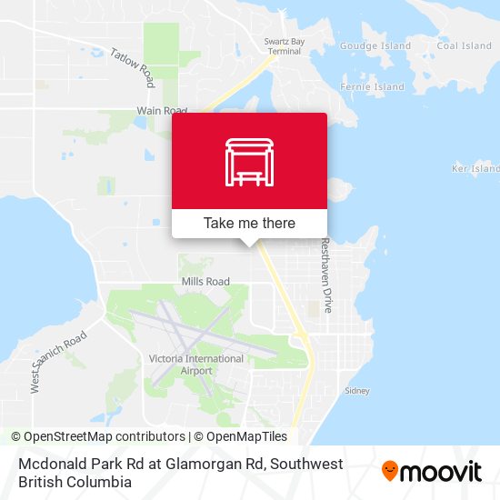 Mcdonald Park Rd at Glamorgan Rd map