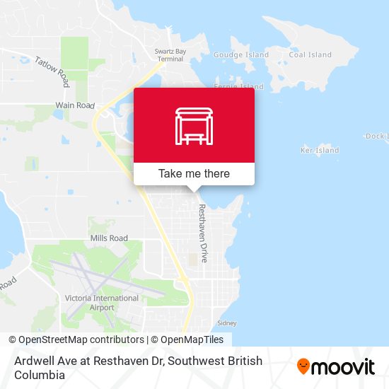 Ardwell Ave at Resthaven Dr map