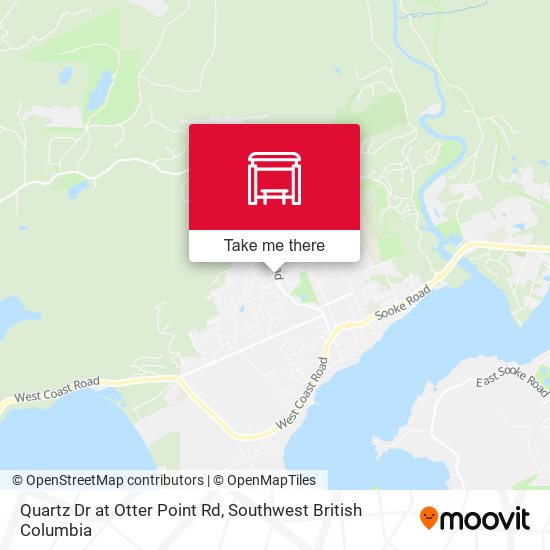 Quartz Dr at Otter Point Rd map