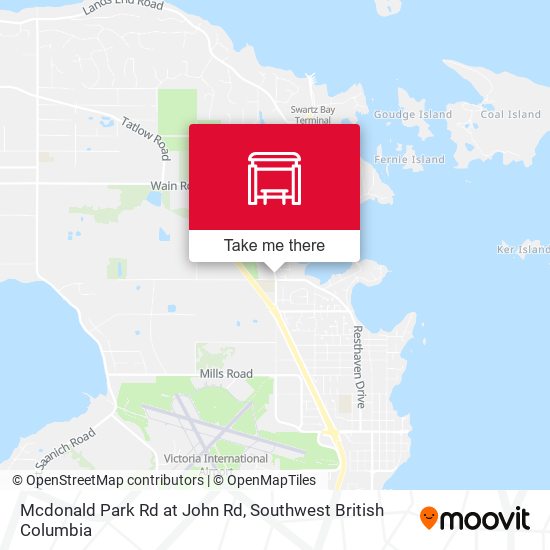 Mcdonald Park Rd at John Rd map