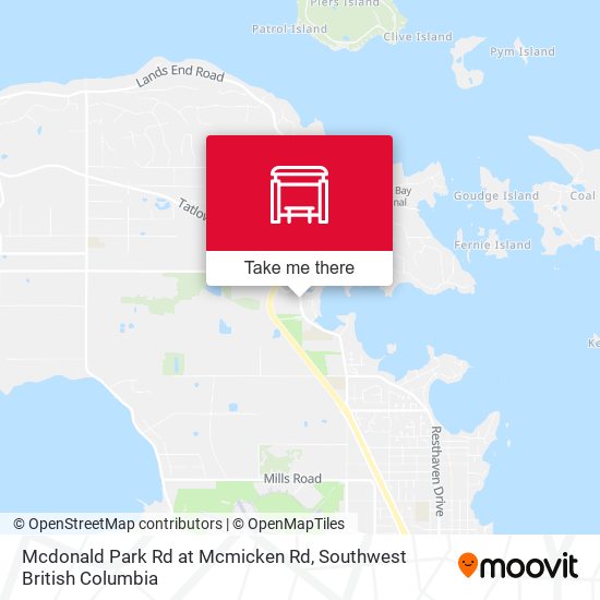 Mcdonald Park Rd at Mcmicken Rd map