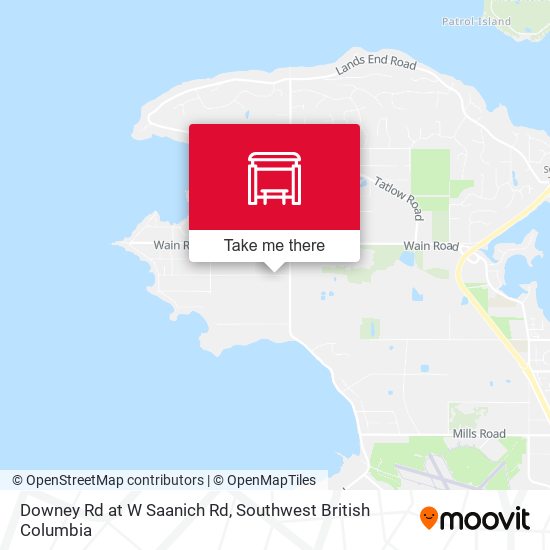 Downey Rd at W Saanich Rd map