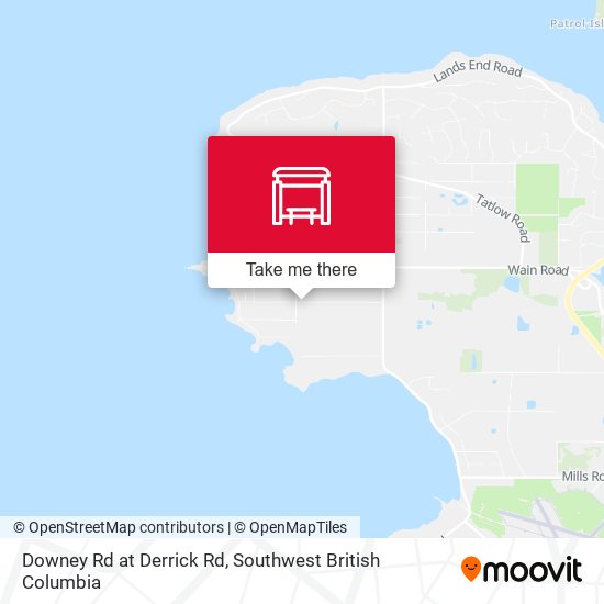 Downey Rd at Derrick Rd map