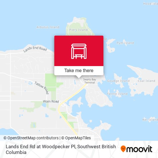 Lands End Rd at Woodpecker Pl plan