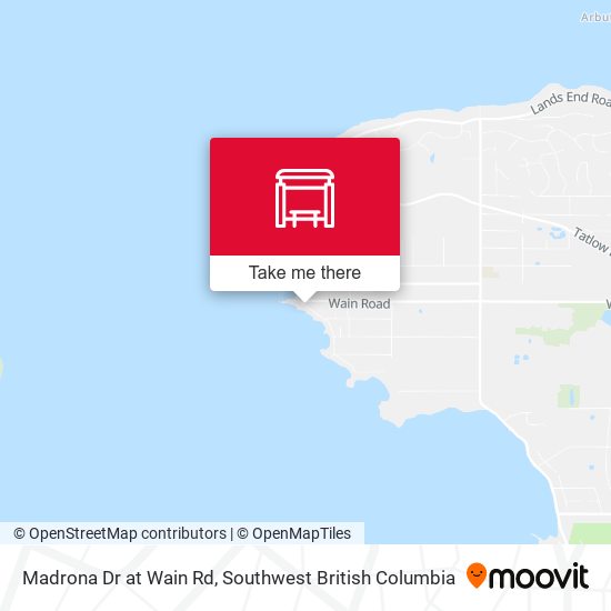 Madrona Dr at Wain Rd map