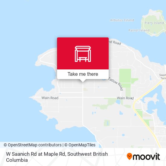 W Saanich Rd at Maple Rd plan