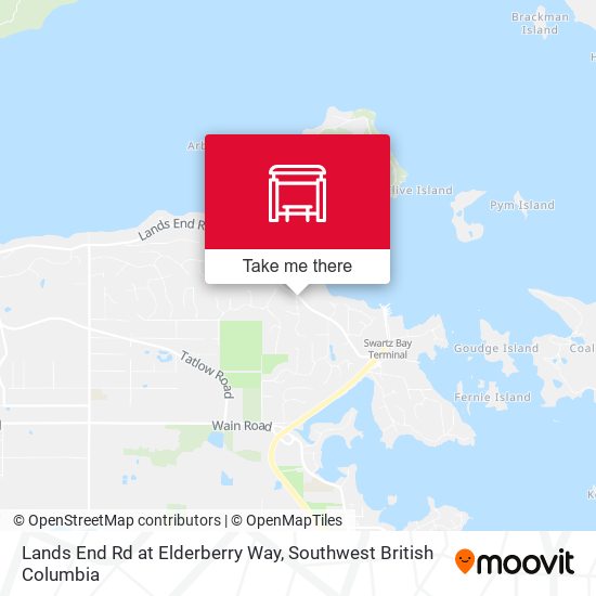 Lands End Rd at Elderberry Way map