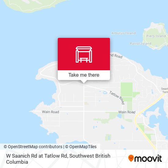 W Saanich Rd at Tatlow Rd plan