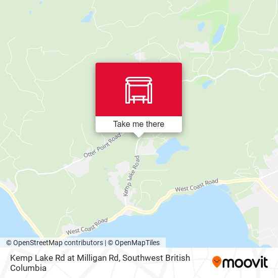 Kemp Lake Rd at Milligan Rd plan