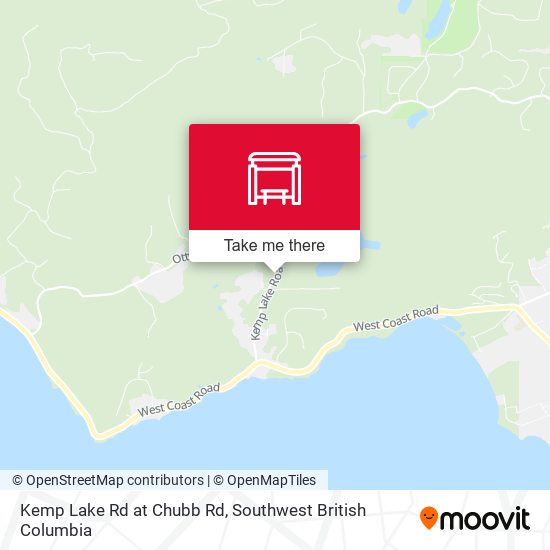 Kemp Lake Rd at Chubb Rd map