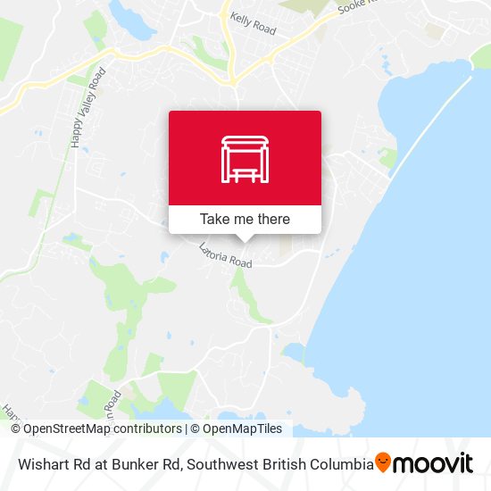 Wishart Rd at Bunker Rd map