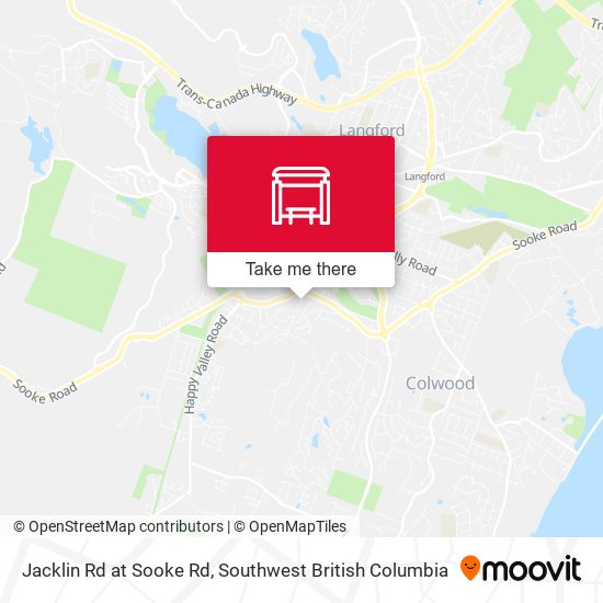 Jacklin Rd at Sooke Rd map