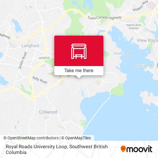 Royal Roads University Loop map