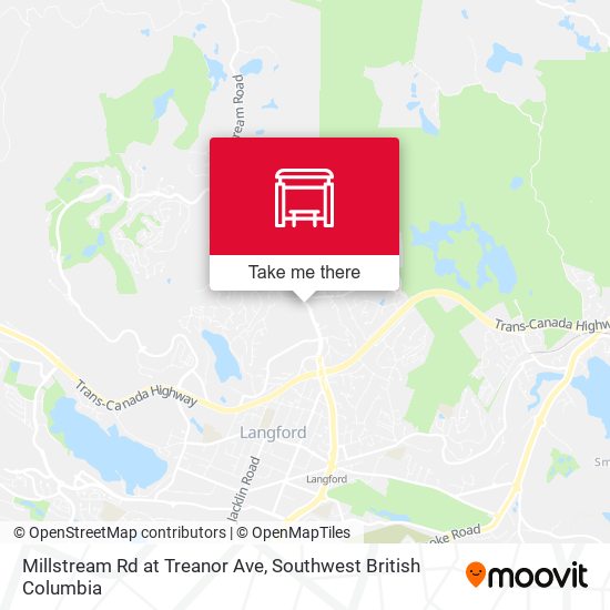 Millstream Rd at Treanor Ave map