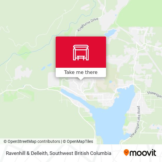 Ravenhill & Delleith map