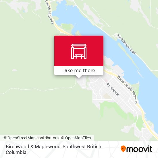 Birchwood & Maplewood map