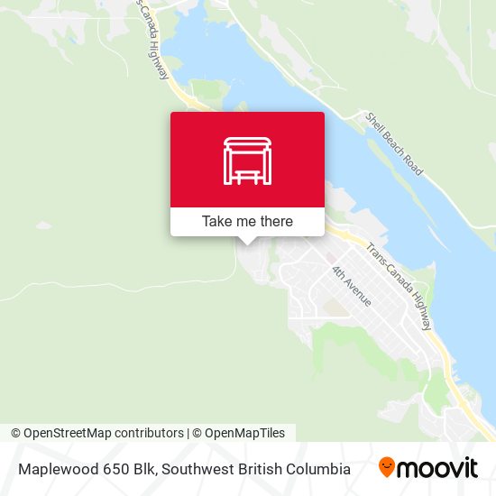 Maplewood 650 Blk map