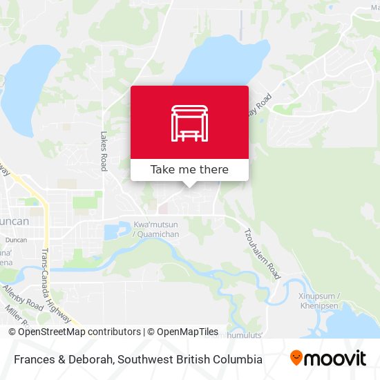 Frances & Deborah map