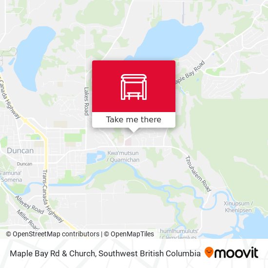 Maple Bay Rd & Church plan