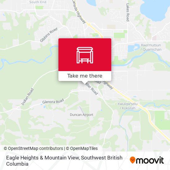 Eagle Heights & Mountain View map