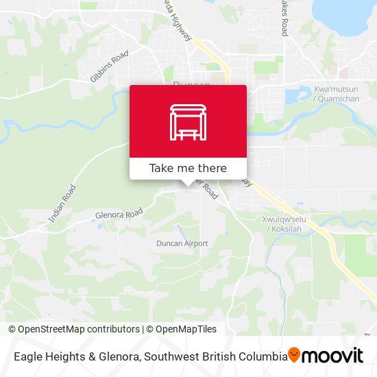 Eagle Heights & Glenora map
