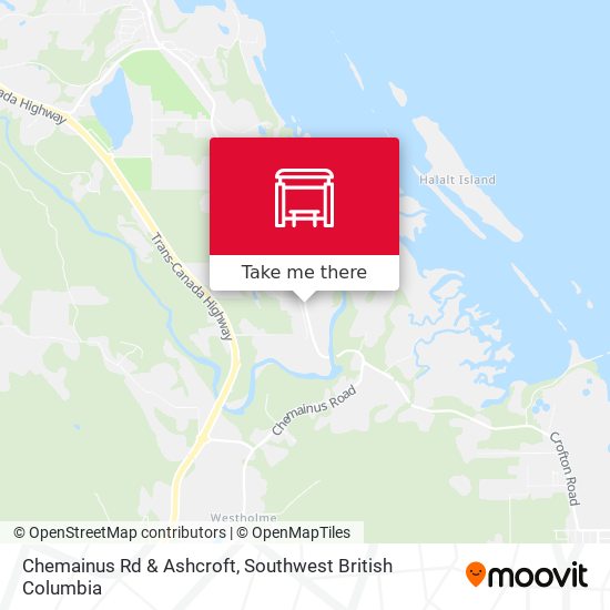 Chemainus Rd & Ashcroft map