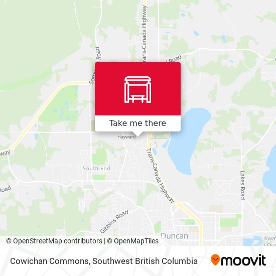 Cowichan Commons map