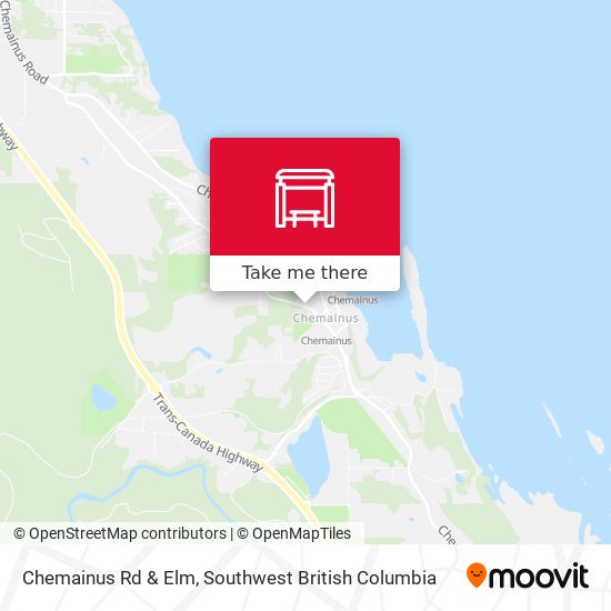 Chemainus Rd & Elm map