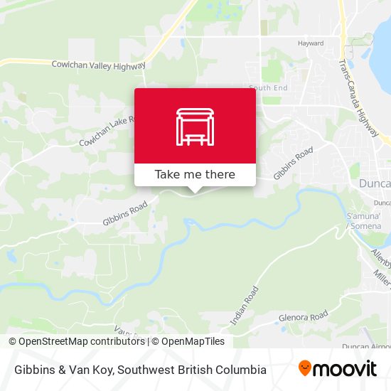 Gibbins & Van Koy map