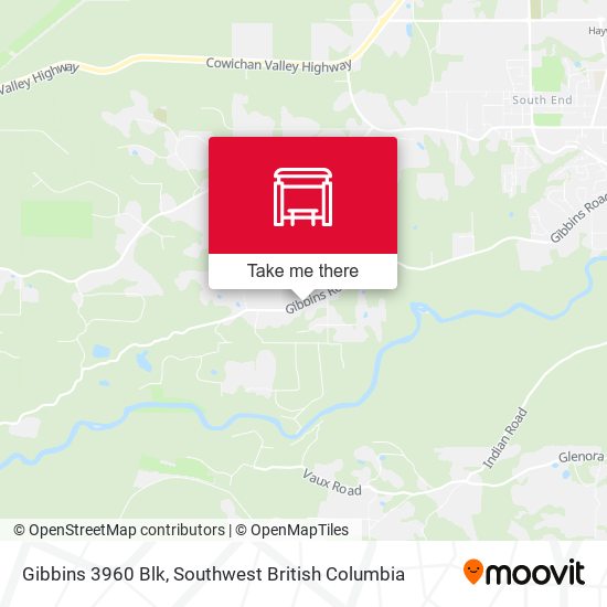Gibbins 3960 Blk map