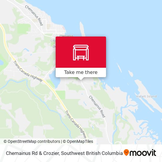 Chemainus Rd & Crozier map