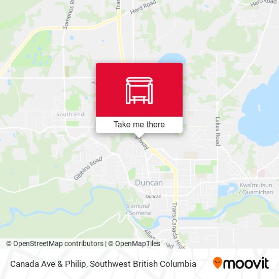 Canada Ave & Philip map