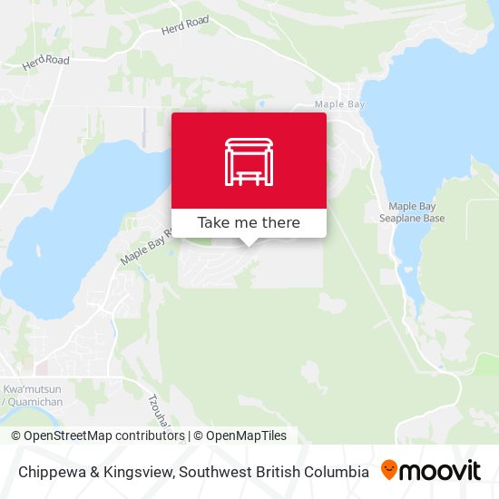 Chippewa & Kingsview map