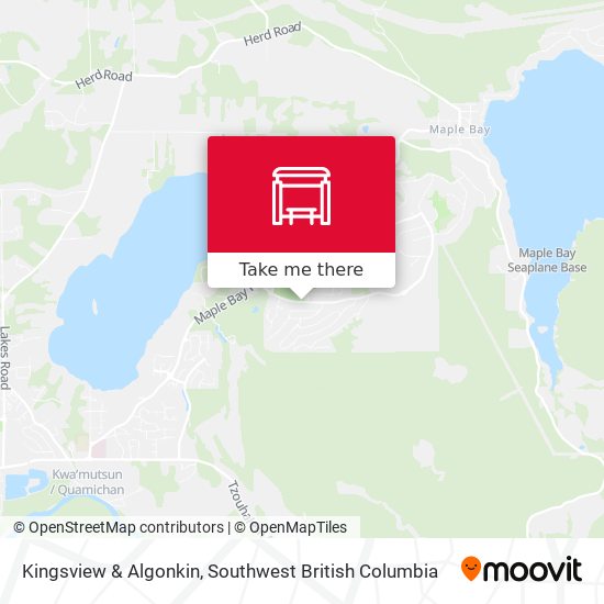 Kingsview & Algonkin map