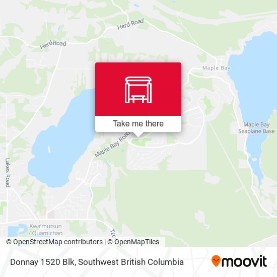 Donnay 1520 Blk map