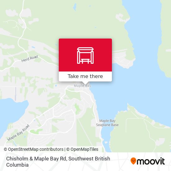 Chisholm & Maple Bay Rd map