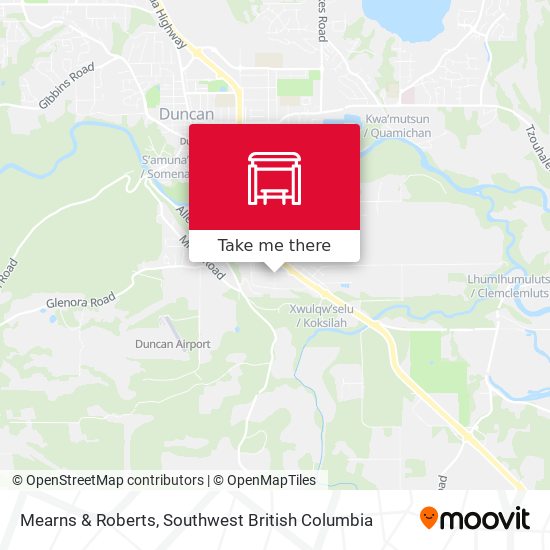 Mearns & Roberts map