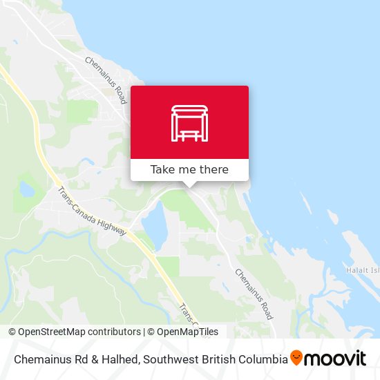 Chemainus Rd & Halhed map