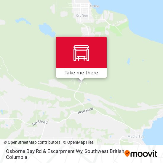 Osborne Bay Rd & Escarpment Wy plan