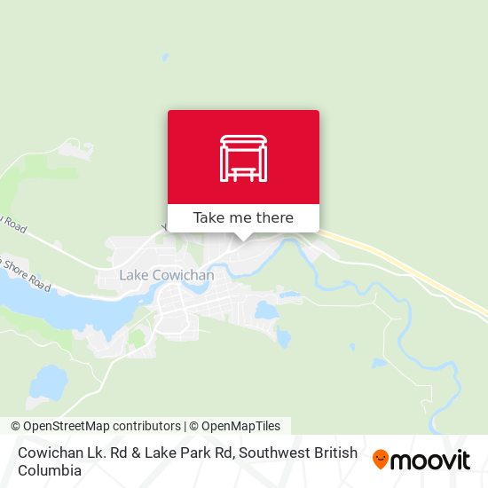 Cowichan Lk. Rd & Lake Park Rd map