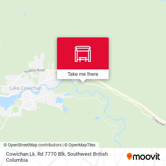 Cowichan Lk. Rd 7770 Blk map